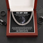 To My Son | I Will Always Love You - Cuban Link Chain