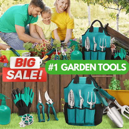 11 Pcs Aluminum Alloy Garden Tool Set