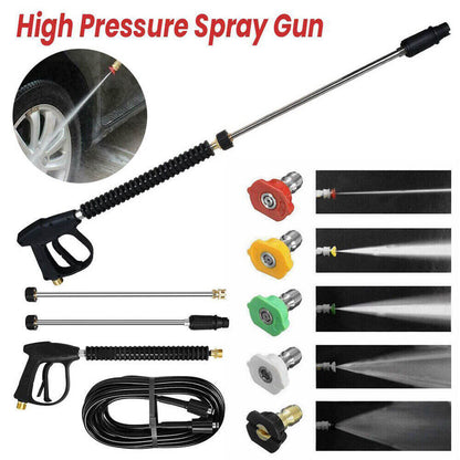 4500 PSI Pressure Washer Gun+10m Pressure Washer Hose