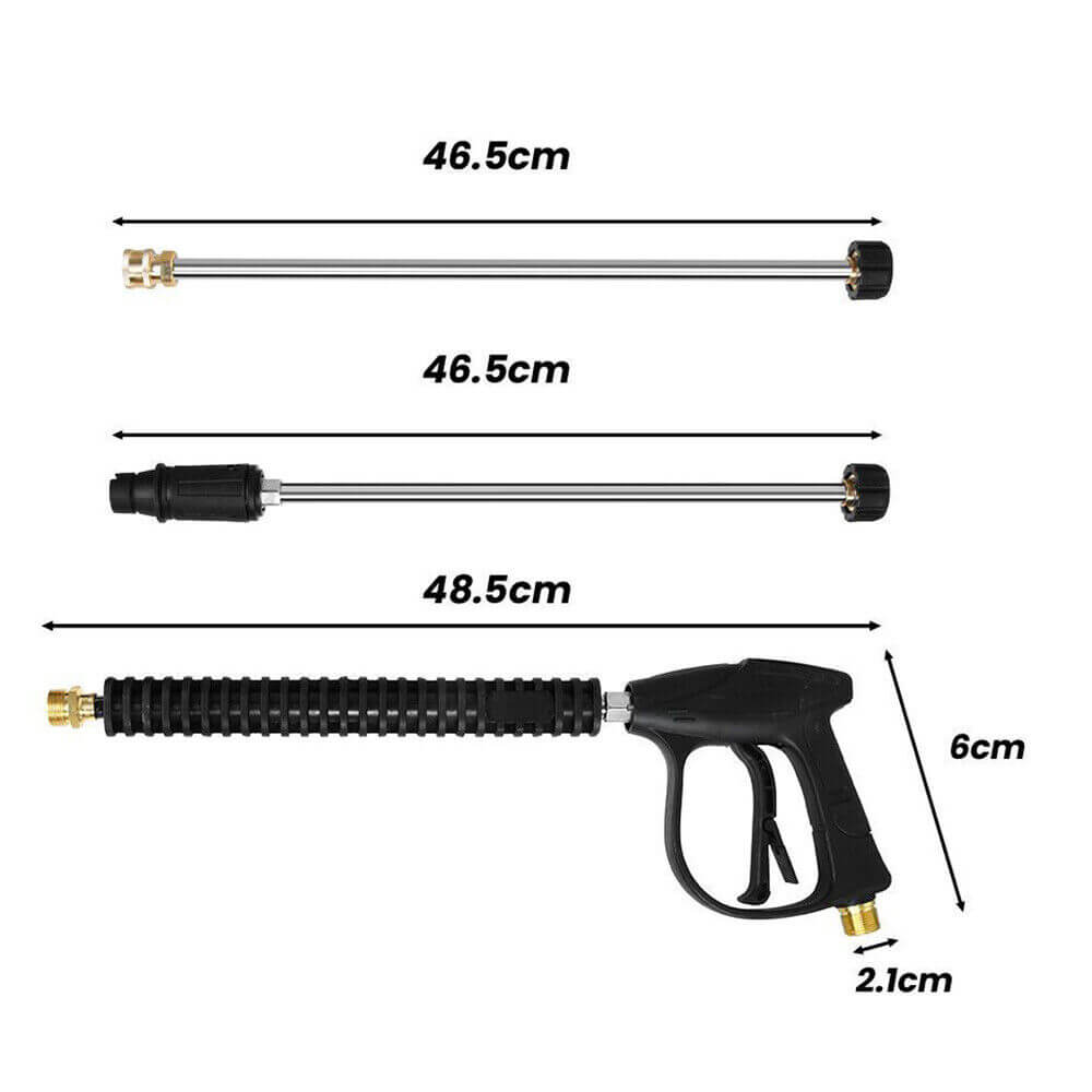 4500 PSI Pressure Washer Gun+10m Pressure Washer Hose