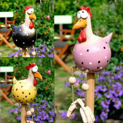 Ceramic Garden Chicken Decoration