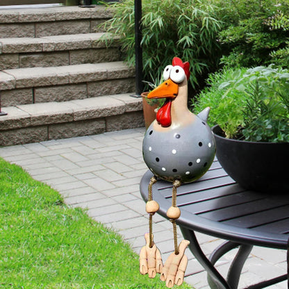 Ceramic Garden Chicken Decoration