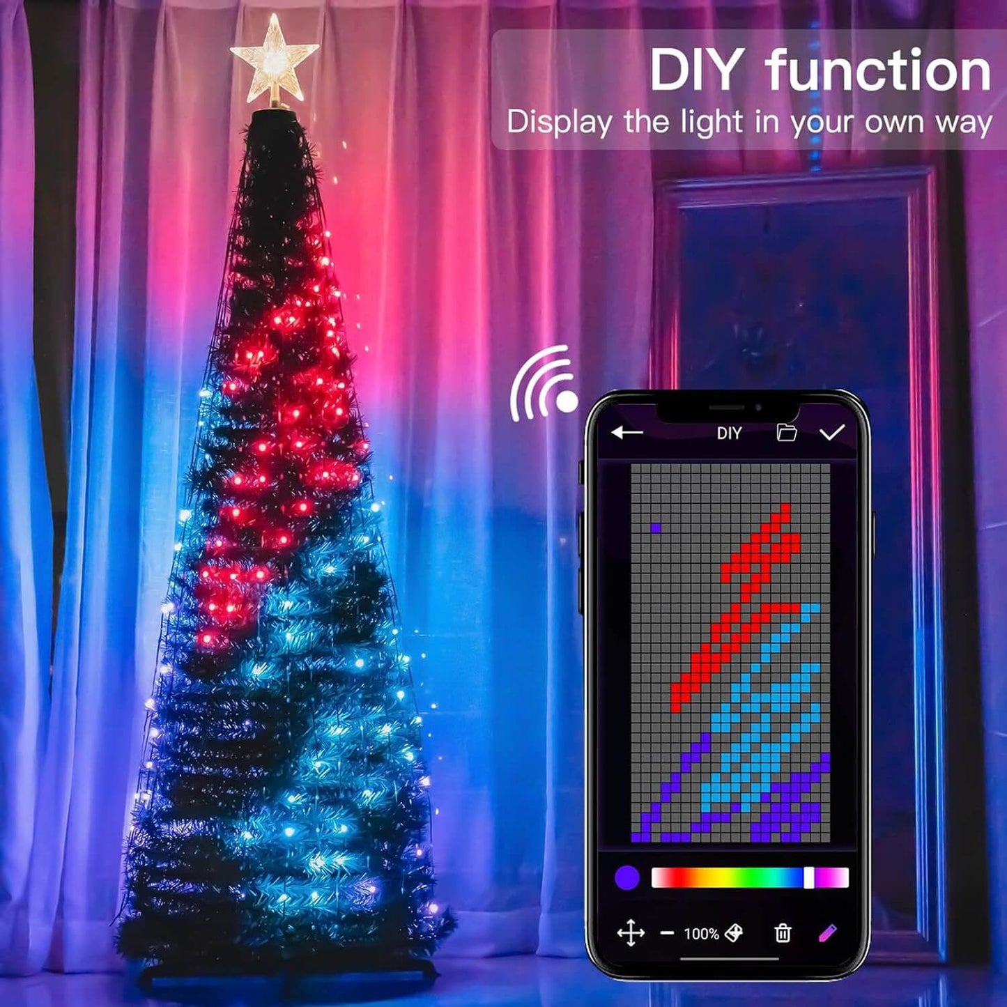 DIY Custom APP Control Christmas Tree Lights