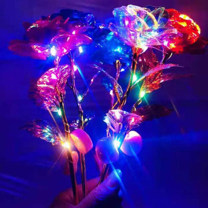 LED Light Up Roses, Single Stem Roses, Love Base sold separate.