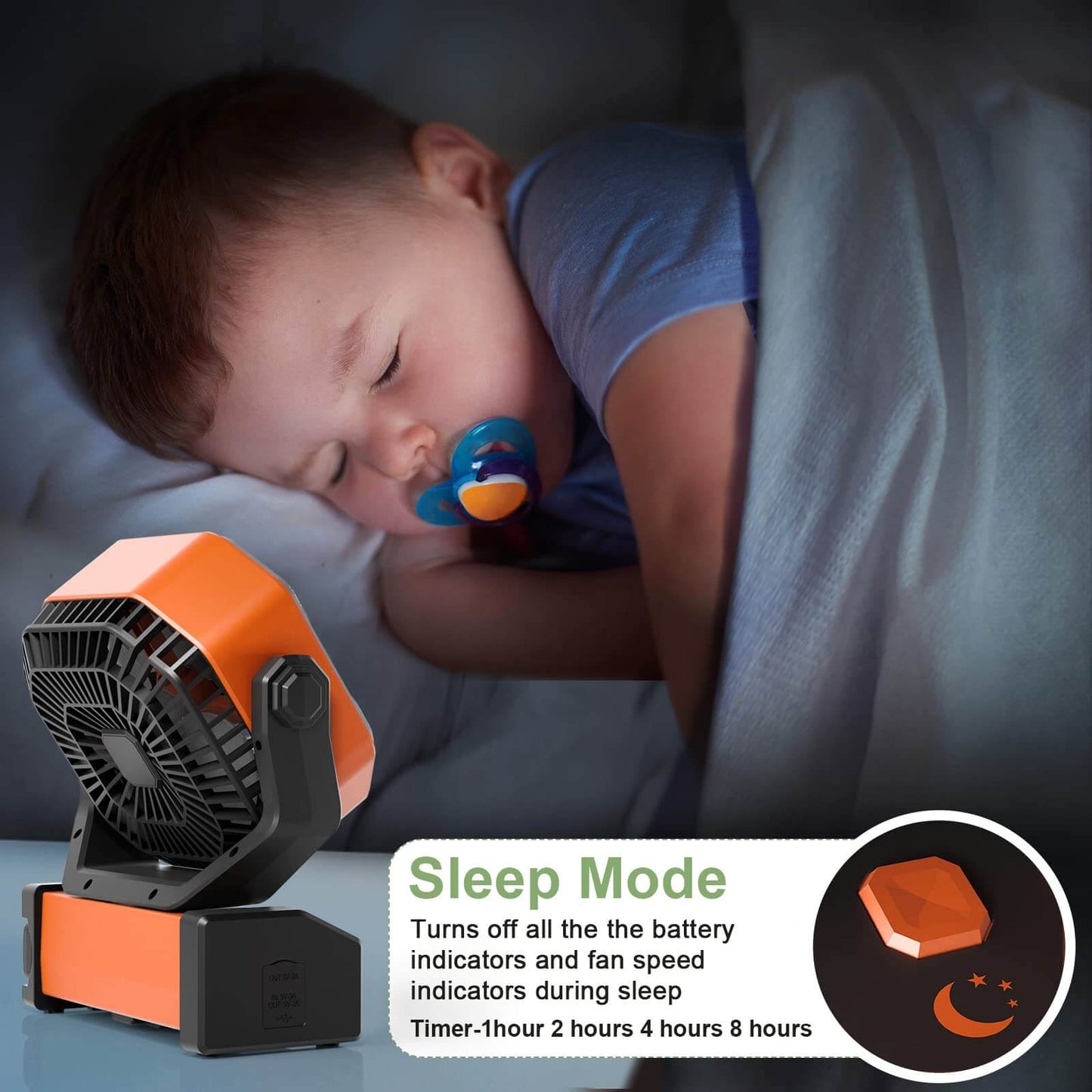 3 In 1 Cordless Camping Fan