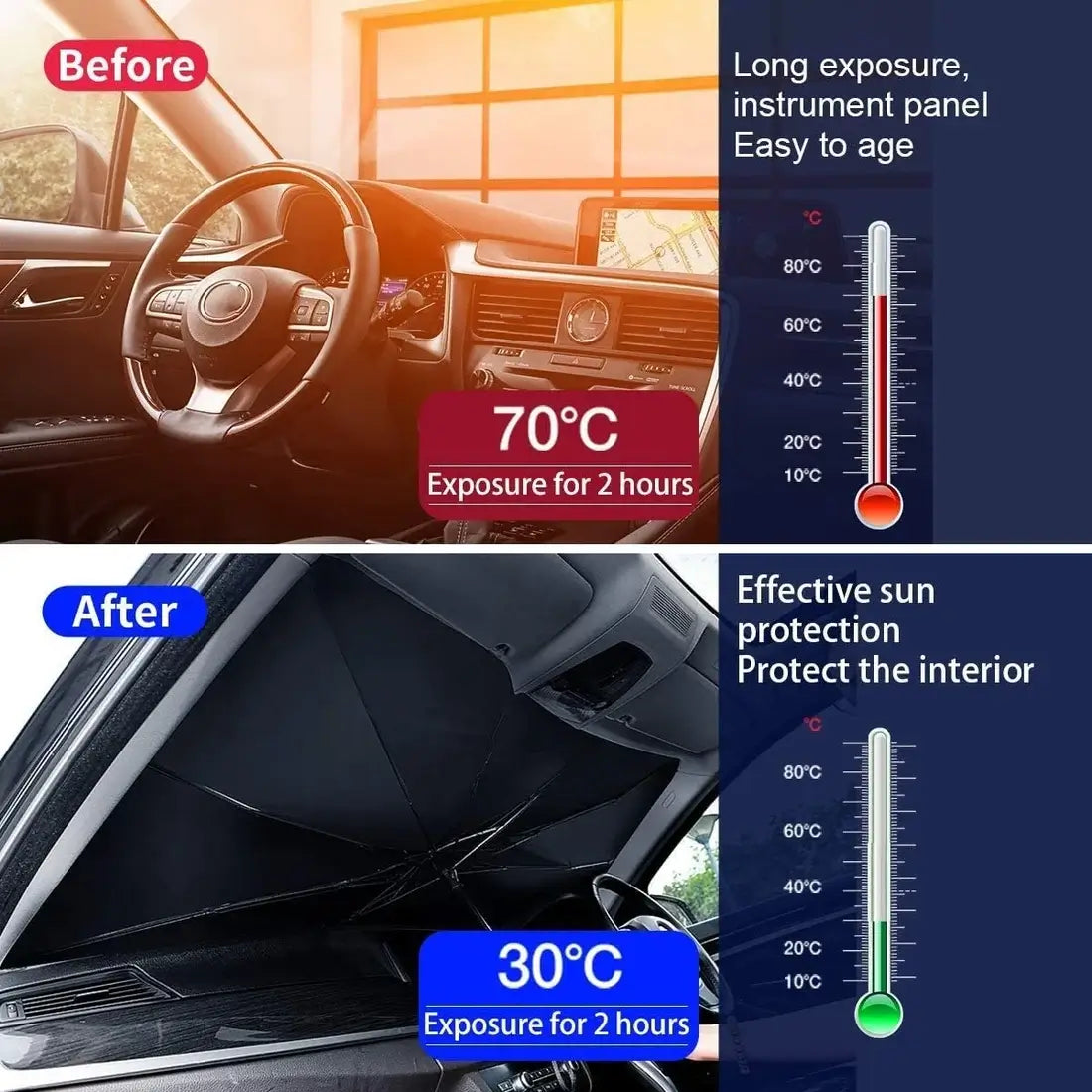 2023 Upgraded Car Sunshade Pro