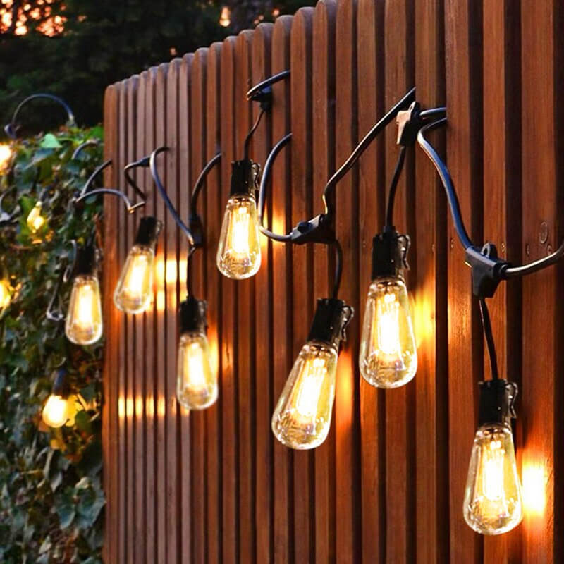 15 Metres Solar Shatterproof Festoon LED Lights