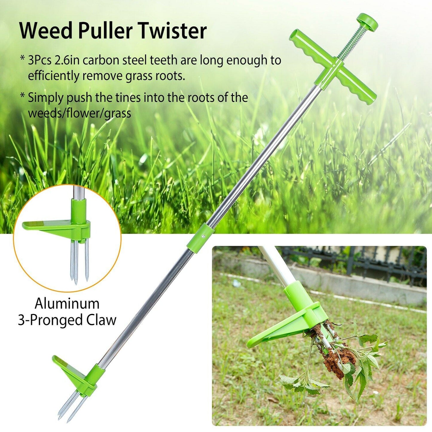 3-Claw Weed Puller PRO