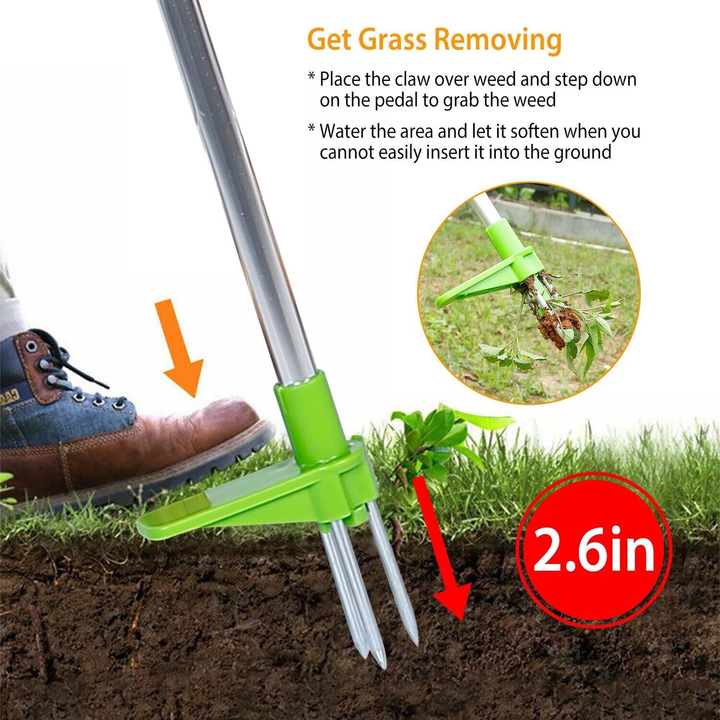 3-Claw Weed Puller PRO