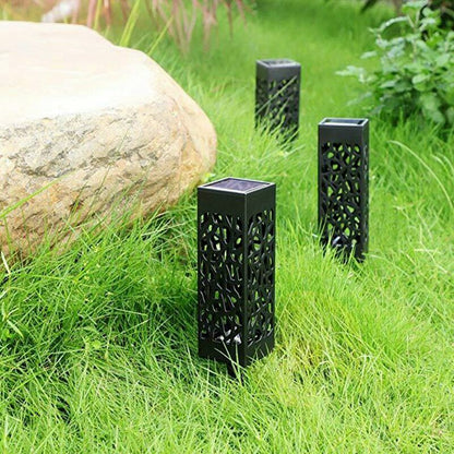 Solar Powered Vintage Outdoor Pathway Lamps